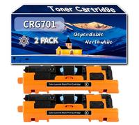 Compatible for Canon CRG701 Toner Cartridge, Work for Canon i-SENSYS MF-8180C LaserShot LBP-5200 Printers, Toner Cartridge 9287A003AA 9286A003AA 9285A003AA 9284A003AA (2 Pack Black)