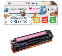 Compatible for Canon CRG718 Toner Cartridge Work for Canon LBP7200cd LBP7660Cdn MF8350cdn Printers, with Chip, High Yield 3500 Pages, High-Definition Printing (1 Pack Magenta)