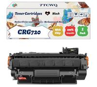 Compatible for Canon CRG720 Toner Cartridges Work for Canon I-Sensys MF-6680DN Printers, with Chip, High Yield 5000 Pages, High-Definition Printing (1 Pack Black)