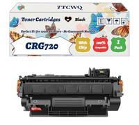 Compatible for Canon CRG720 Toner Cartridges Work for Canon i-SENSYS MF6680dn Printer, with Chip, High Yield 6000 Pages, High-Definition Printing (1 Pack Black)