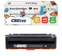 Compatible for Canon CRG729 Toner Cartridges Work for Canon i-SENSYS LBP-7010C i-SENSYS LBP-7018C Printers, with Chip, High Yield 1200 Pages, High-Definition Printing (1 Pack Black)
