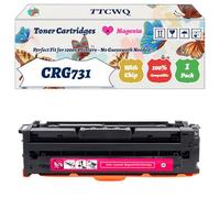 Compatible for Canon CRG731 Toner Cartridges Work for Canon Color imageCLASS LBP-7110 cw LBP-7100 cn LBP-7100 Series LBP-7110 Printers (1 Pack Magenta)