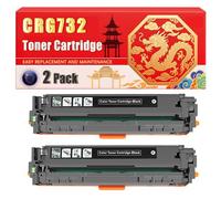 Compatible for Canon CRG732 i-SENSYS LBP7780 Toner Cartridge Printers, With Chip Large Capacity 6100 Pages (2 Pack Black)