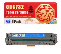 Compatible for Canon CRG732 i-SENSYS LBP7780 Toner Cartridge Printers, With Chip Large Capacity 6100 Pages (1 Pack Cyan)