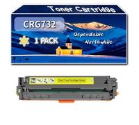 Compatible for Canon CRG732 Toner Cartridge, Work for Canon i-SENSYS LBP7780 Printers, Toner Cartridge 6264B002 6262B002 6260B002 6261B002 (1 Pack Yellow)