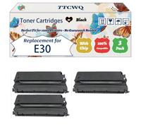 Compatible for Canon E30 Toner Cartridges Work for Canon PC 920 PC 920 Series PC 921 PC 940 PC 940 Series PC 941 PC Printers (3 Pack Black)