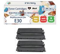 Compatible for Canon E30 Toner Cartridges Work for Canon PC 920 PC 920 Series PC 921 PC 940 PC 940 Series PC 941 PC Printers (2-Pack Black)