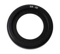 Compatible For Canon EF40 EF-S24 ES-52 Metal Screw Lens Hood | Short metal threaded baffle suppresses glare for street prime lens portrait photography