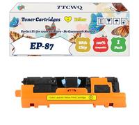 Compatible for Canon EP-87 Toner Cartridges Work for Canon imageCLASS MF8170C imageCLASS MF8180C LaserShot Printers (1 Pack Yellow)