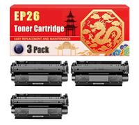 Compatible for Canon EP26 LaserBase MF5650 i-SENSYS MF3240 MF5730 MF5750 MF-27 Toner Cartridge Printers, With Chip Large Capacity 2500 Pages (3 Pack Black)