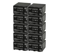 Compatible For Canon，For BP-A60 Battery，For C200 C200B C220B C300 MK II BP-A30 BP-A90 6800mAh Camera Batteries(10PCS-Battery)