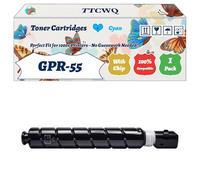 Compatible for Canon GPR-55 C-EXV51 Toner Cartridges Work for Canon iR ADVANCE DX C5760i C5535 C5535i C5540i C5550i Printers (1 Pack Cyan)