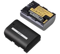 Compatible for Canon LP-E6P Battery for EOS R5 R6 R7 R EOS 5DS R 5D Mark II Mark III 6D 7D 80D 90D 2850mAh,Accessories(2 Battery)