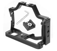 Compatible For Canon M5 M50 Mark II Camera Cage, Aluminum Rig With Cold Shoe Mount & 3/8 1/4" Threads For Monitor Stabilizer(Newest Design)