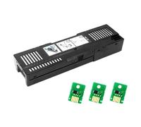 Compatible for Canon MC-32 Maintenance Tank Box with Chip for TC-20 and TC-5200 Series Printers(1 Tank and 3 Chip)