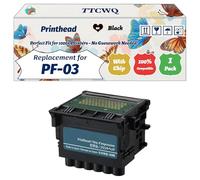 Compatible for Canon PF-03 Printhead Work for Canon imagePROGRAF LP-24 LP-17 9100 9000S 9000 Printers, with Chip, High Yield 100000 Pages, High-Definition Printing (1 Pack Black)
