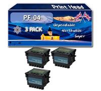 Compatible for Canon PF-04 Print Head, Work for Canon imagePROGRAF IPF 650 IPF 685 IPF 755 IPF 780 IPF 655 IPF 750 Printers, Print Head 3603B001AA PF 04 (3 Pack Black)
