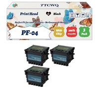 Compatible for Canon PF-04 Print Head Work for Canon imagePROGRAF IPF 650 IPF 685 IPF 755 IPF 780 IPF 655 IPF Printers (3 Pack Black)