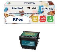 Compatible for Canon PF-04 Print Head Work for Canon imagePROGRAF iPF650 iPF670 iPF750 iPF755 iPF760 Printers (1 Pack Black)