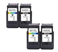 Compatible for Canon PG-540 CL-541 Ink Cartridge 2-Pack for MG3150 MG3650 MG4250 MX475 Printers(2Black 2Color)