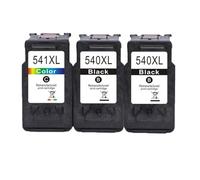 Compatible for Canon PG-540 CL-541 PG-540XL Ink Cartridge 2-Pack for Canon MG3250 MG3255 MG3550 MG4100 MG4150 MG4200 MG4250 Printers(2 BK 1 Color)