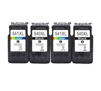 Compatible for Canon PG-540 CL-541 PG-540XL Ink Cartridge 2-Pack for Canon MG3250 MG3255 MG3550 MG4100 MG4150 MG4200 MG4250 Printers(2 BK 2 Color)