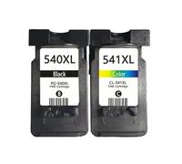 Compatible for Canon PG-540XL CL-541XL High Yield Ink Cartridge 2-Pack for MG3550 MG4150 MG4250 Printers(1BK 1COLOR)