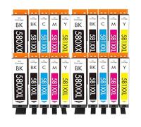 Compatible for Canon PGI-580 XL CLI-581 XXL Ink Cartridge Replacement for PIXMA TS8250 TR8550 Printer(20Pcs-4SET)