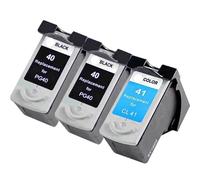 Compatible for Canon Pixma MP140 MP160 MX300 MX310 iP1600 iP1800 Printer PG-40 CL-41 Ink Cartridge Set(2Black 1Color)