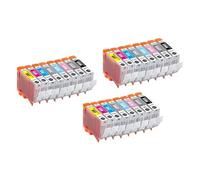 Compatible for Canon PRO-200 CLI-65 Ink Cartridge | CLI65 CLI-65 8 Pack Color Ink Cartridge PRO200 Printer(3set 24pcs)
