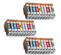 Compatible for Canon PRO-300 PFI-300 Large Format Ink Cartridge for Image PROGRAF Printer(3 set 30PCS)