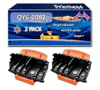 Compatible for Canon QY6-0082 Printhead, Work for Canon Pixma iP7200 MG5600 MG6650 iP7240 iP7250 MG5650 MG6650 MG5400 MG5655 Printers, Printhead QY60082 (2-Pack Black)