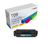 Compatible For Canon T09 Toner Cartridges (with Chip) Replacement For Canon ImageCLASS MF1127C X LBP1127C C1127iF, I-SENSYS X C1127i C1127iF C1127P, 5900 Pages,Cyan-1 Pack