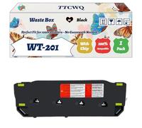 Compatible for Canon WT-201 Waste Box Work for Canon Imagerunner Advance C350 C1335iF IR Advance C356i Printers, with Chip, High Yield 30000 Pages, High-Definition Printing (1 Pack Black)