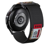 Compatible for CARBINOX Blaze Watch Bands, Soft Sport Watch Straps Replacement for CARBINOX Vesta, X-ranger, Blaze Type R, Blaze Type S Fabric Breathable Adjustable Elastic Nylon Watchband (Black)