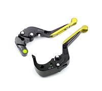 Compatible for CBR600RR 2007-2018 Motorcycle-CNC Adjustable Folding-Extendable Brake Clutch Levers Handle Accessories 2x Clutch Lever for Dirt Bike Assembly Motorcycle Hand Grip Cover Cable with Alloy