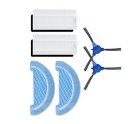 Compatible For Cecotec Conga 1090 1790 Titanium Ultra,Robot Vacuum Replacement Spare Parts Accessories Main Side Brush Hepa Filter Mop Rag Cleaning Brush (Color : Set d)