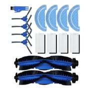 Compatible For Cecotec Conga 1090 1790 Titanium Ultra，Robot Vacuum Replacement Spare Parts Accessories Main Side Brush Hepa Filter Mop Rag Cleaning Brush (Color : Set t)