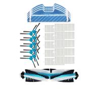 Compatible For Cecotec Conga 1290/1390 / 1590，Vacuum Cleaner Replacement Spare Part Accessory Hepa Filter Mop Cloth Rag Main Roller Side Brush (Color : As shown h)