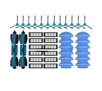 Compatible For Cecotec Conga 3090，Vacuum Cleaner Spare Parts KIT Main Side Brush Hepa Filter Wheel Mop Cloth Cleaning Brush Cleaning Cloth Cleaning Tools (Color : As shown g)