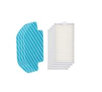 Compatible For Cecotec Conga 4090 4490 4690 5090 5490 6090 Robot，Vacuum Cleaner Parts Cleaning Attachments Roller Main Side Brush Hepa Filter Mop Rag (Color : SET c)