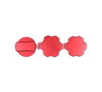 Compatible For Chevrolet Corvette C7 2014-2019 Aluminum Automobile Vehicle Oil Cap Fuel Tank Oil Cover Engine Oil Filler Cap Car Accessory(Red)
