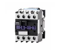 Compatible For CHINT，CJX2-2504 4NO 4 Pole 25A 220V 36V 24V CJX2-2508 2NO 2NC Rail Mount Industrial Electric Contactor CJX2-25004 LC1-25008(CJX2-2508,220V)