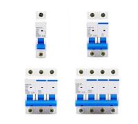 Compatible For CHINT, NXB-63 Miniature Circuit Breaker MCB 1P 2P 3P 4P AC 230/400V DIN Rail Mounting Household Air Switch(3P,2A)