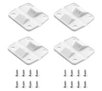 Compatible for CL 4Pcs Cooler Replacement Hinges Complete Hinge Set with Mounting Screws for Outdoor Ice Box Use