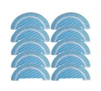 Compatible for Conga 1090 Series. Fabric Mop Replacement Kit for Robot Vacuum Cleaner Cleaning Accessories.(10 PCS)