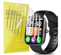 Compatible for Csasan 2024 Smart Watch T70 for Men Women Screen Protector, Blueshaweu [6 Pack] Full Coverage TPU Clear Film Compatible with WeurGhy,Kuizil,Csasan Smart Watches T70 1.91 inches (6 PACK)