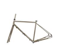 Compatible For Cx01 Bike Frame 700c Gravel Chrome Molybdenum Steel Frameset 43/47/50/53/56cm(56cm(185-195cm))