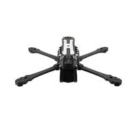 Compatible For DeepSpace SEEKER5 5inch DC XL Carbon Fiber Frame Kit O4PRO Version Freestyle Long Range Frame RC Quadcopter Racing Drone Accessories(SEEKER 5XL frame)