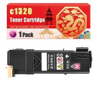 Compatible for Dell 1320 c1320 Colour Toner Cartridge Printers, With Chip Large Capacity 2000 Pages (1 Pack Magenta)